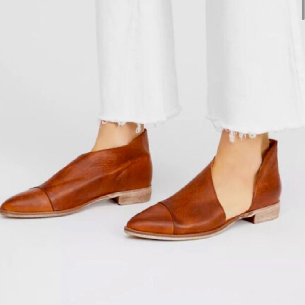 Free People Royale Leather Flat Size 10